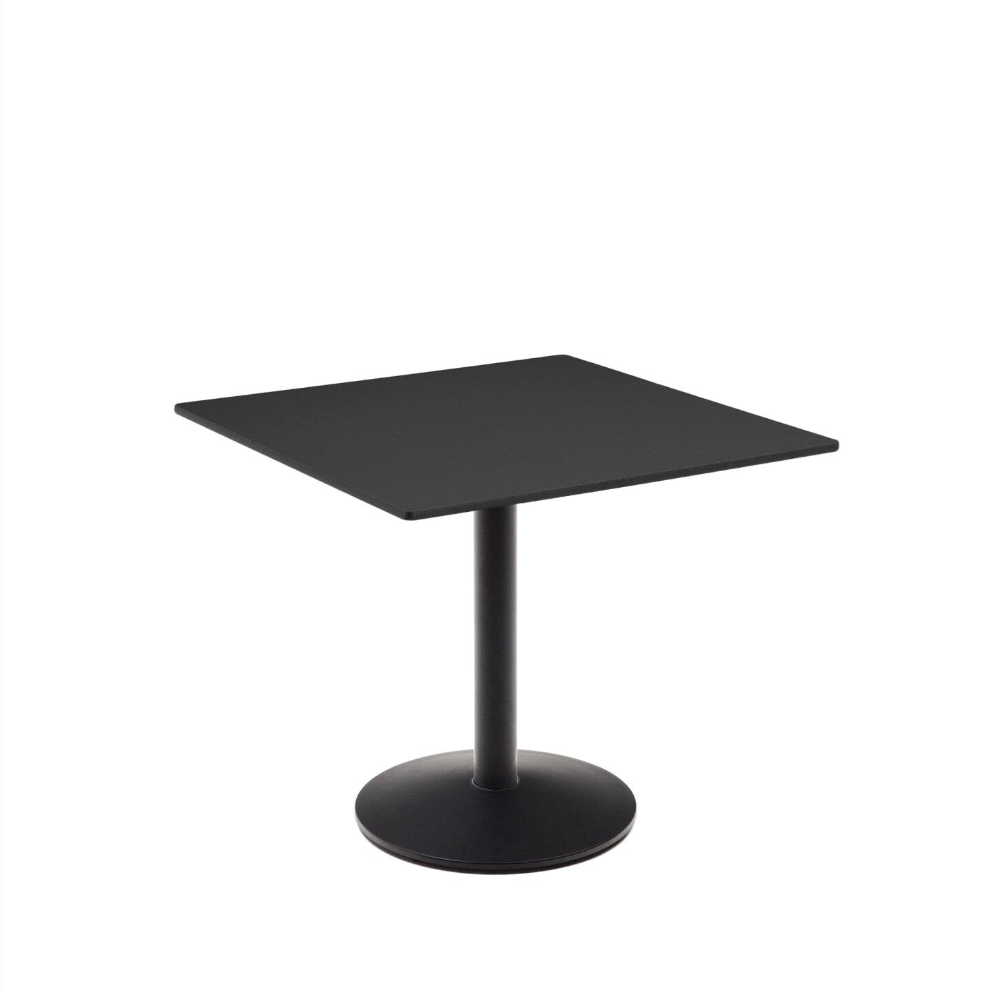 Kave Home Vierkante Bistrotafel Esilda 90 x 90m - Zwart
