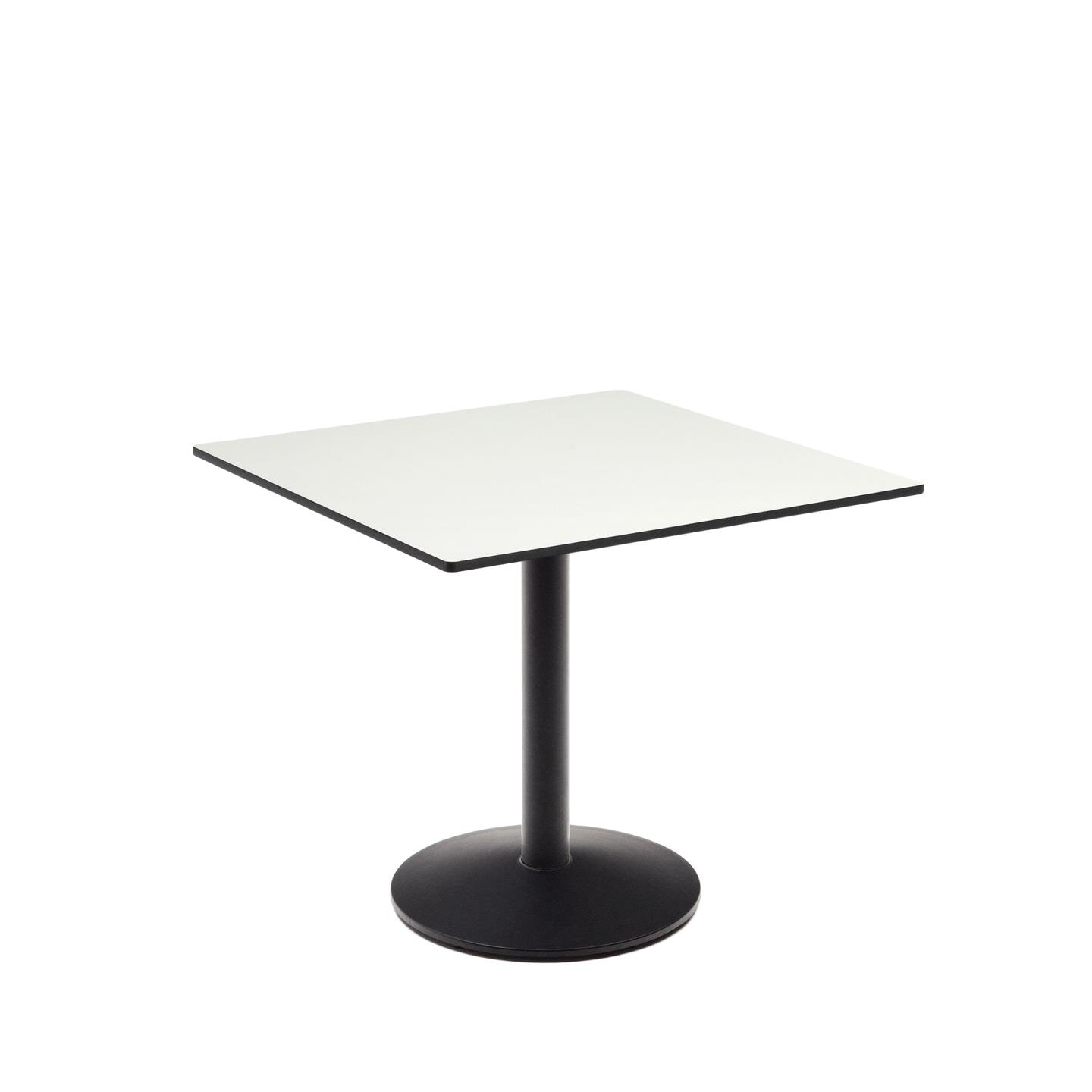 Kave Home Vierkante Bistrotafel Esilda 90 x 90m - Wit