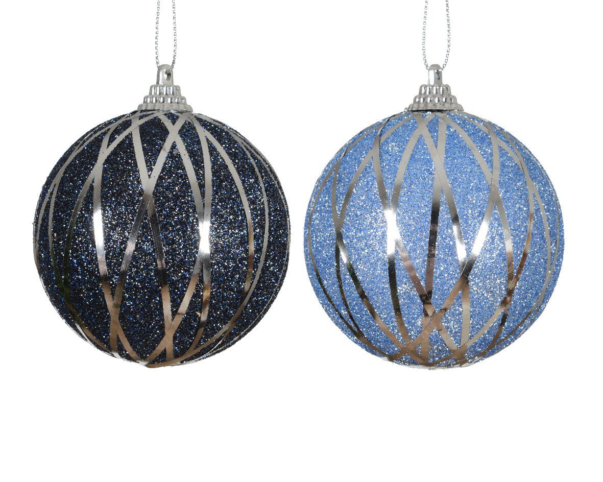 Decoris Kerstbal foam d8 cm a2  - 