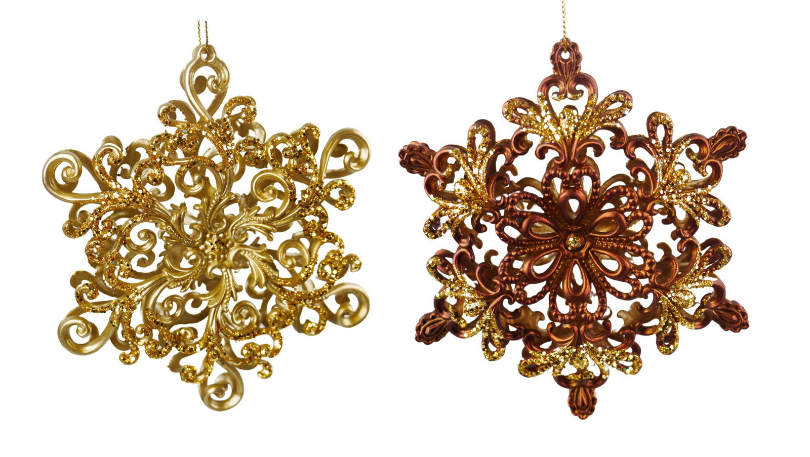 Kurt s adler 5.1 inch Snowflake Orna X 2. I 5x5x10 cm kerstornament Kurt S. Adler - 