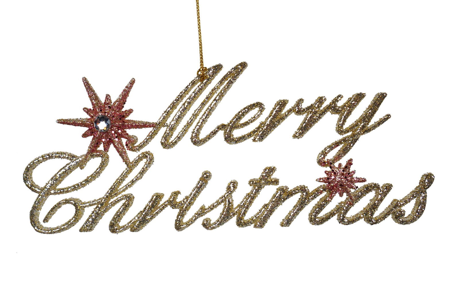 Kurt s adler Ornament acryl rose merry bord l10cm Kurt S. Adler - 