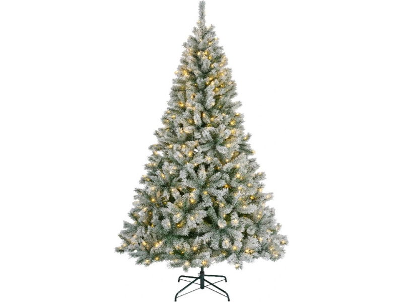 Everlands Canada spruce prelit H180 D117 cm groen/wit  - 