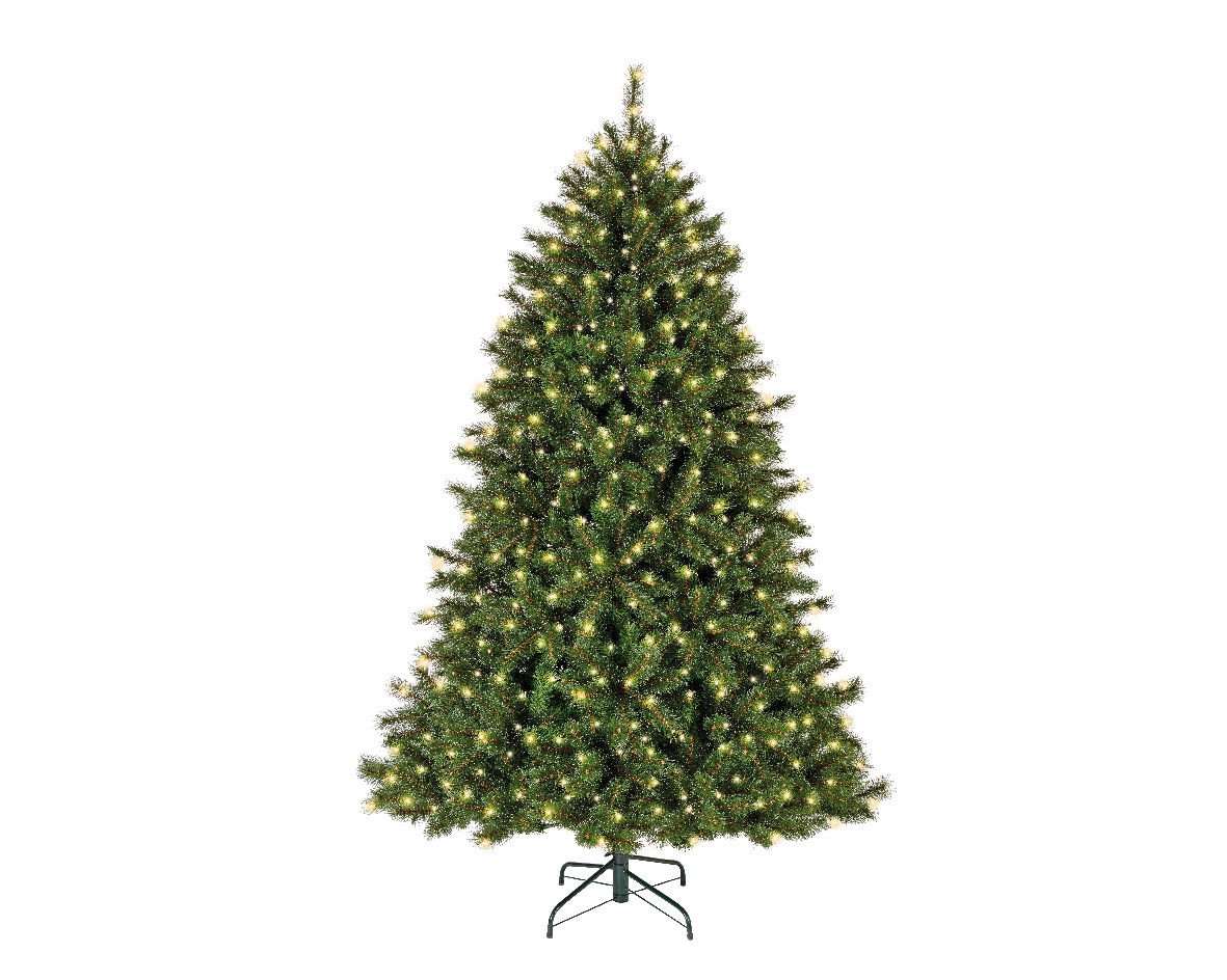 Everlands Malmo spruce kunstkerstboom prelit H180 D119 cm groen/warm wit/klassiek warm  - 
