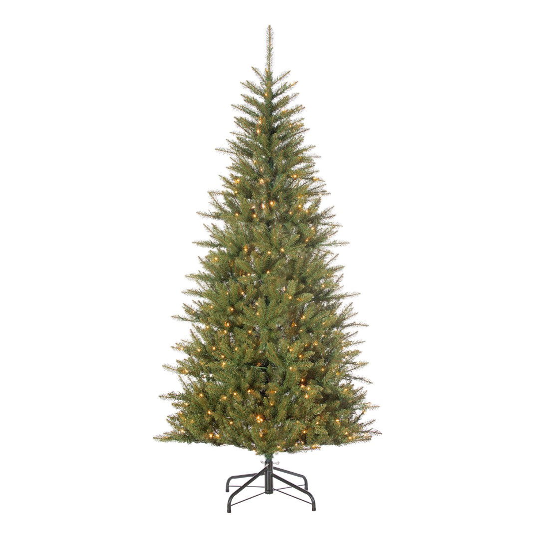 Black box Kunstkerstboom Malden groen H185 x dia. 107 cm met 300 LED warm wit  - 