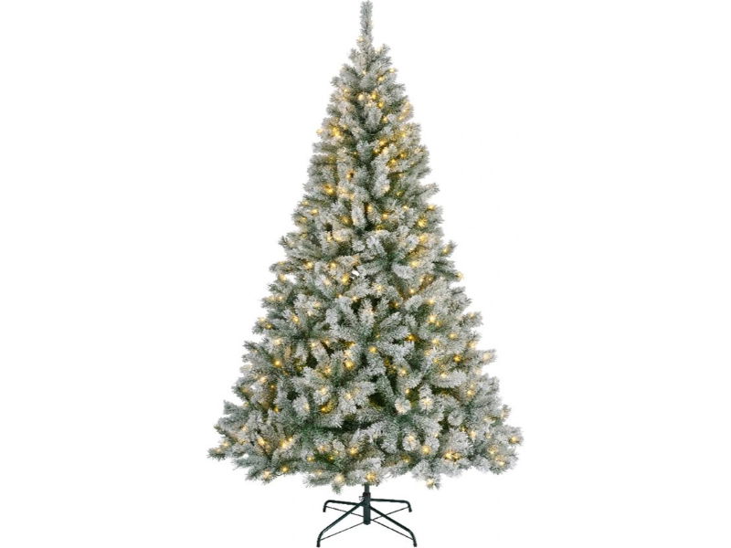 Everlands Canada spruce prelit H210 D140 cm groen/wit  - 