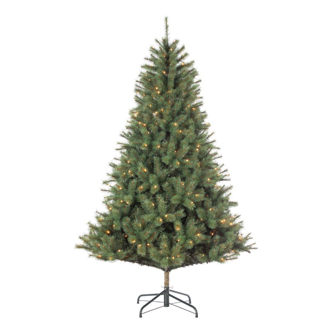 Black box Kunstkerstboom Norwood groen H230 x dia. 150 cm met 440 LED warm wit  - 