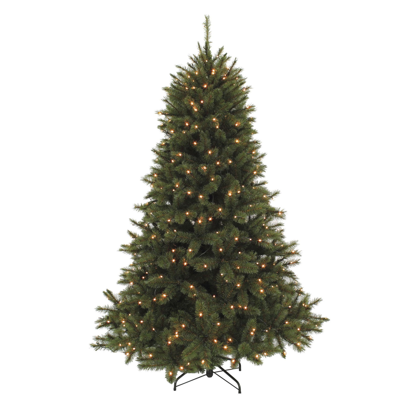 Triumph tree Forest Frosted Pine kunstkerstboom donkergroen LED d157 h230 cm  - 