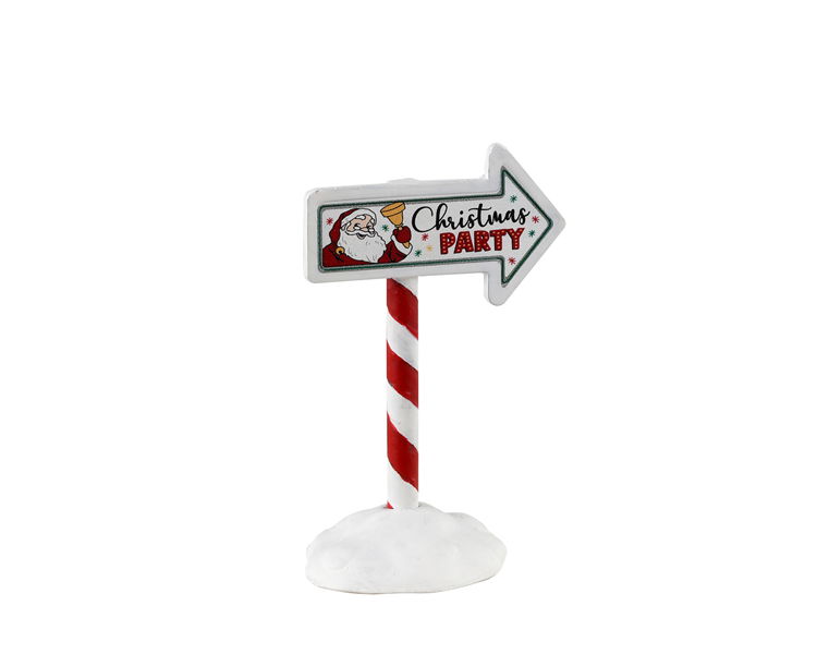 Lemax Christmas Party Sign Kersthuisje  - 
