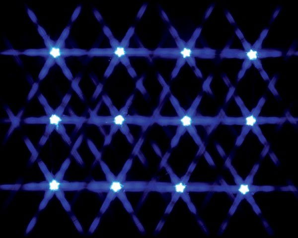 Lemax Kerstfiguur 12 lighted star string blue  - 