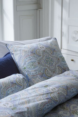 Pip Studio Moon Flower Square Cushion Licht blauw 53x53 cm