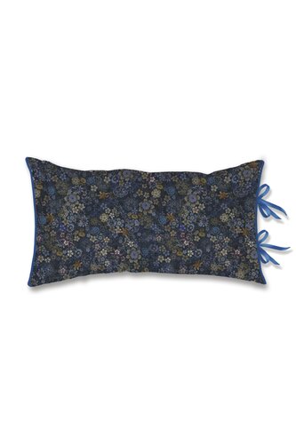 Pip Studio Tutti i Fiori Cushion Donkerblauw 35x60 cm