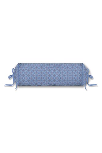 Pip Studio Bustani Roll Cushion Blauw 22x70 cm