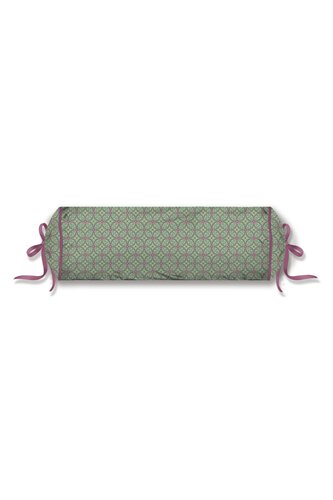 Pip Studio Bustani Roll Cushion Groen 22x70 cm