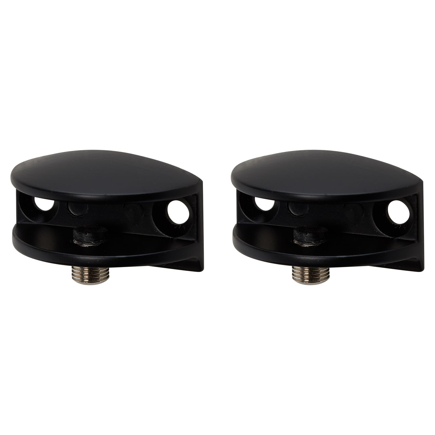 Duraline Plankdrager Clip Glas S/2 Mat Zwart