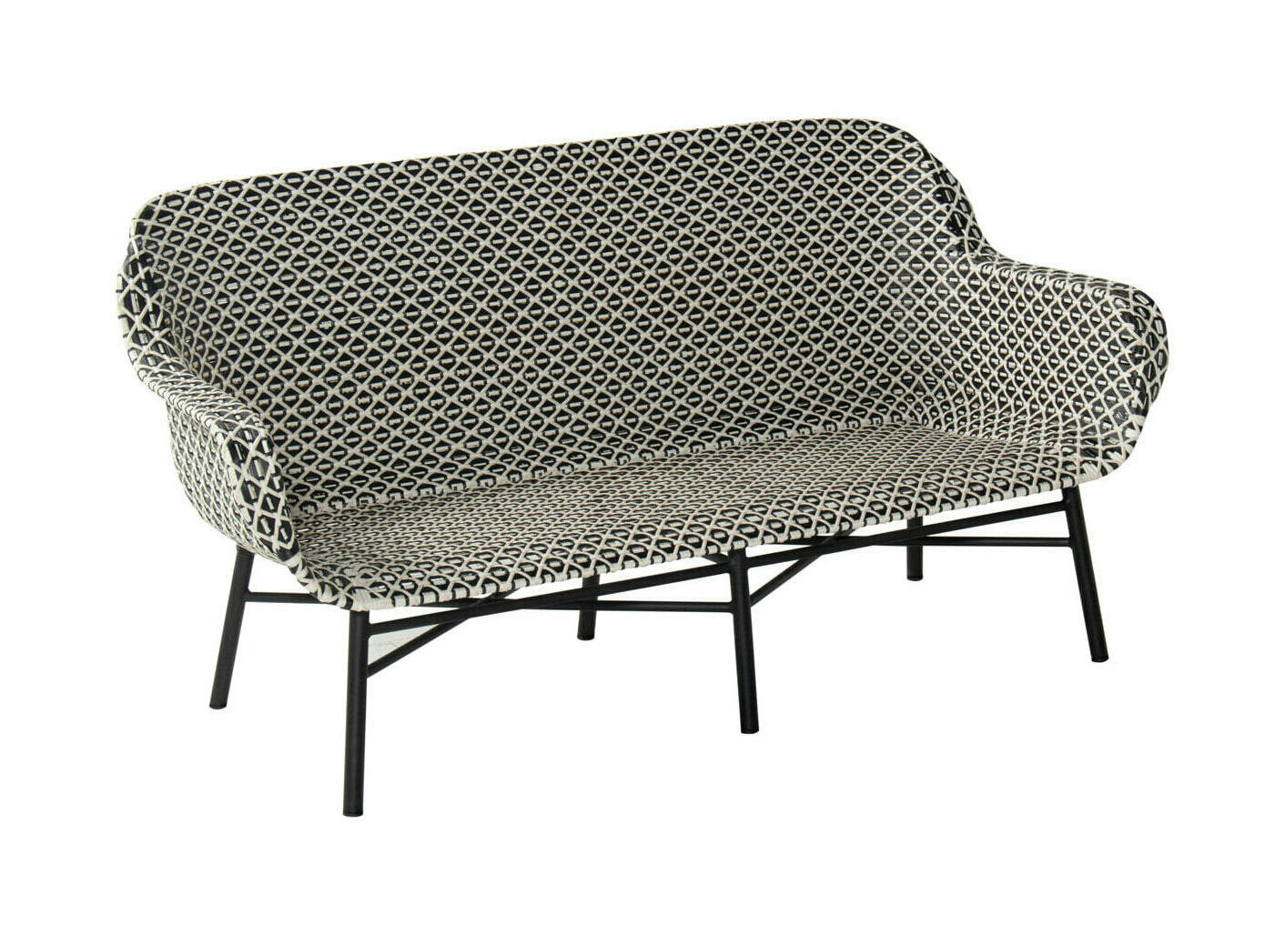 Hartman Tuinbank Delphine 2-zits - Zwart