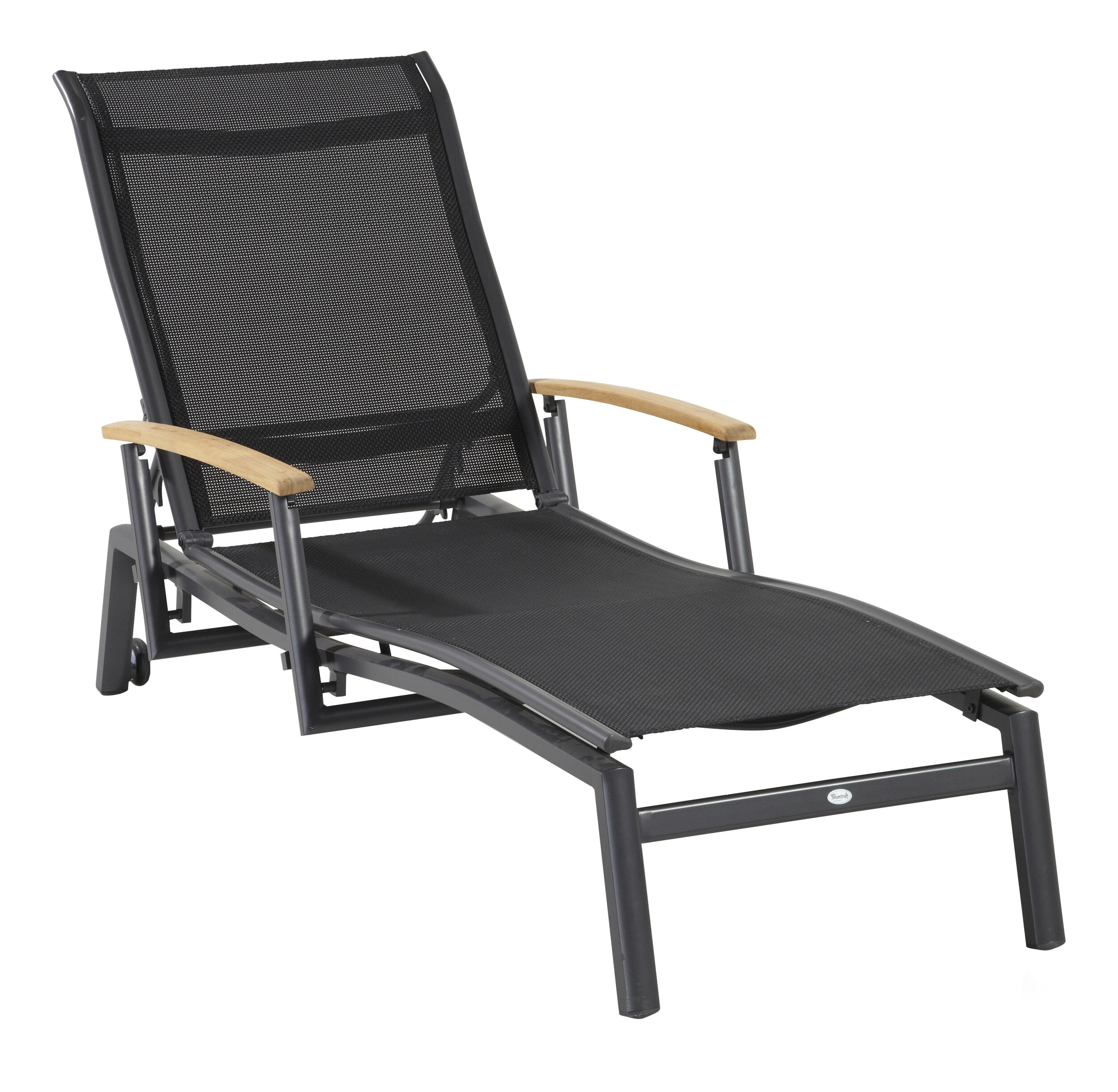 Hartman Ligbed Alice Teakhout - Antraciet