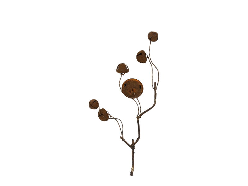 Countryfield Kerstklok Tak 5x15x40 cm rst  - 