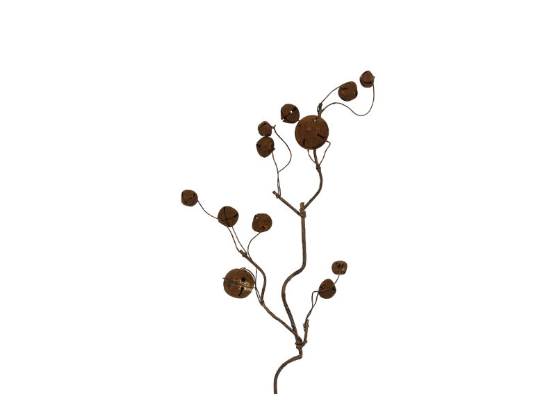 Countryfield Kerstklok Tak 8x16x61 cm rst  - 