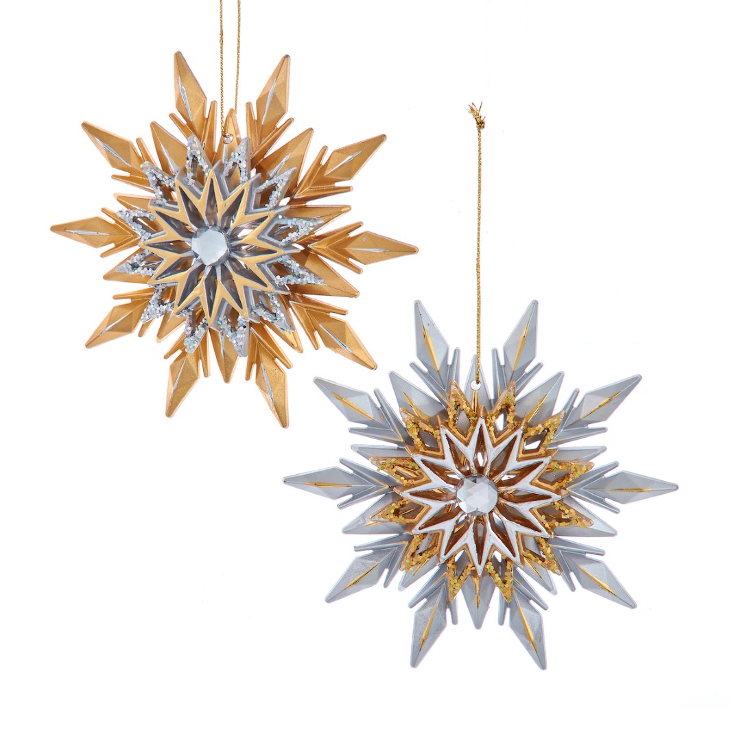 Kurt s adler Ornament plastic sneeuwvlok l10cm Kurt S. Adler - 