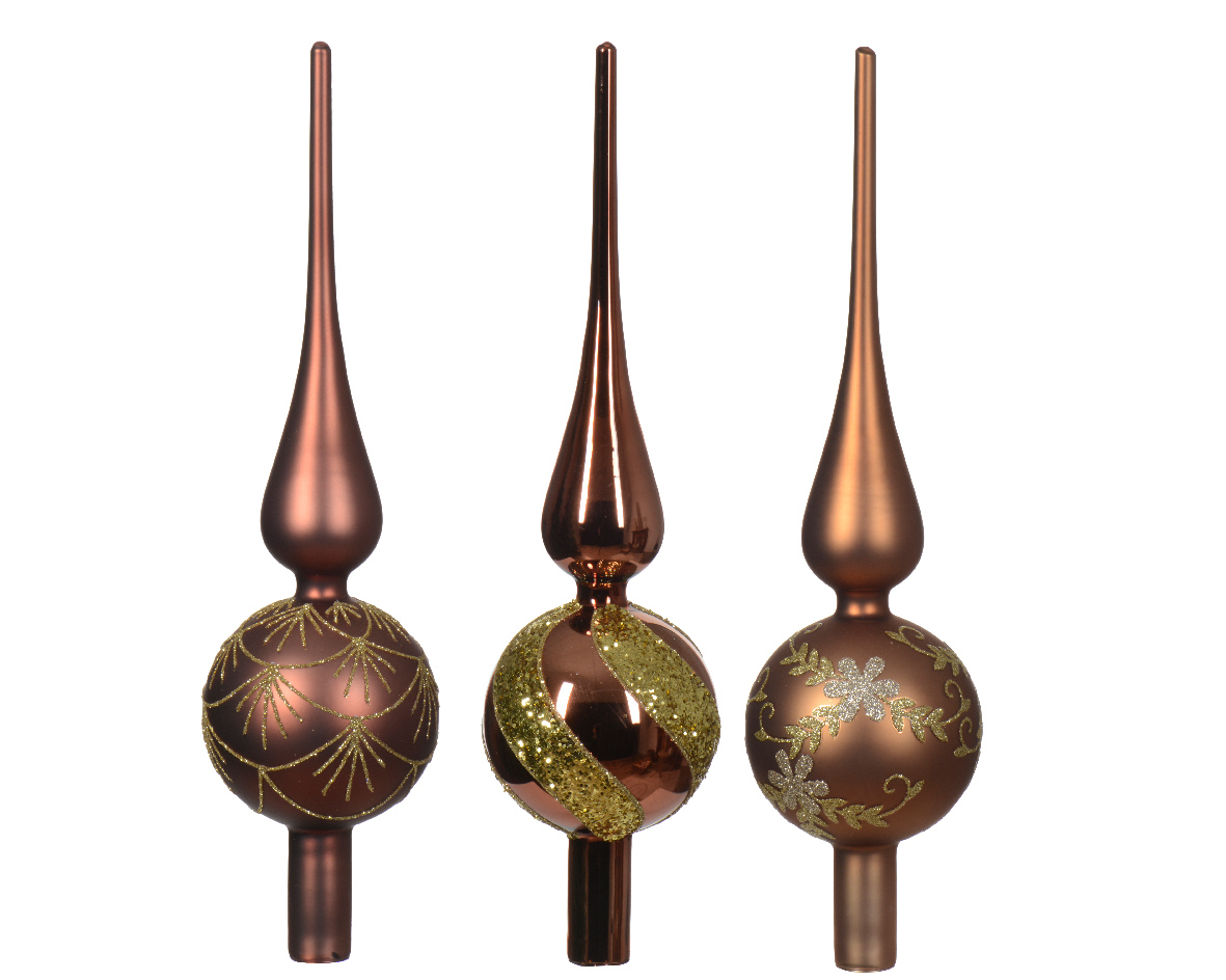 Decoris Piek glas d8l31 cm a3 V kerst  - 