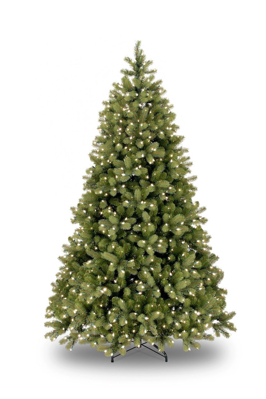 National tree company Poly Bayberry Spruce kunstkerstboom Hinged 228 cm met 600 LED Power Connect  - 
