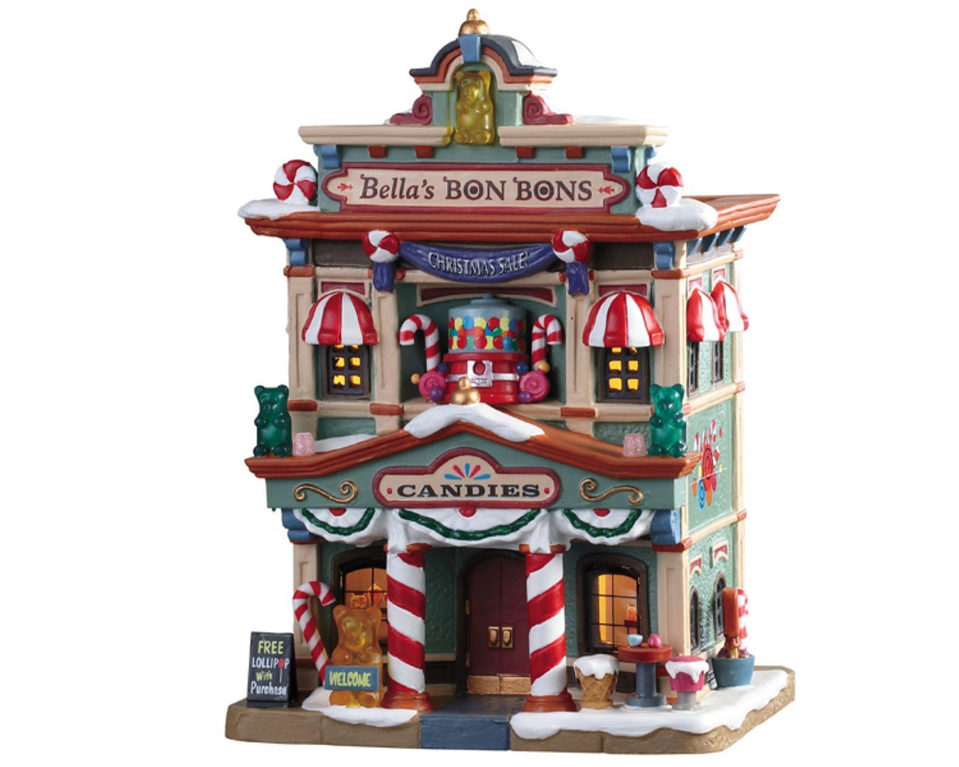 Lemax Kersthuisje Bella's bon bons LED  - 