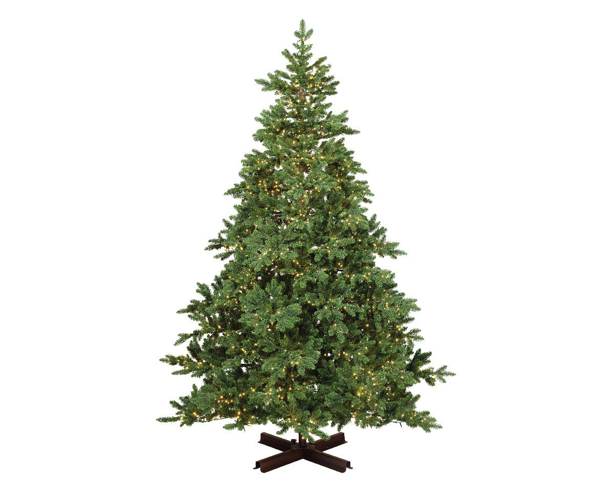 Everlands Kunstkerstboom Rossland fir LED indoor II H210 D150 cm  - 