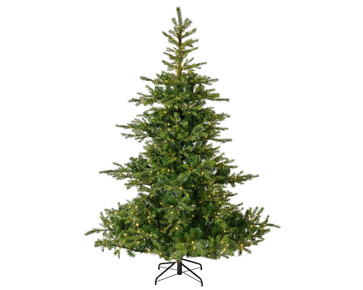 Everlands Kunstkerstboom Grandis fir LED indoor III H240 D162 cm  - 