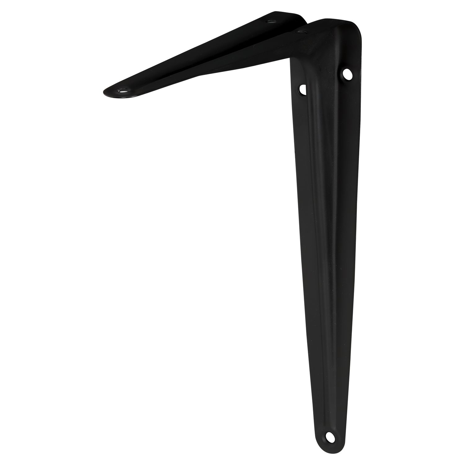 Praxis Plankdrager Model 6 Mat Zwart 12,5x10cm