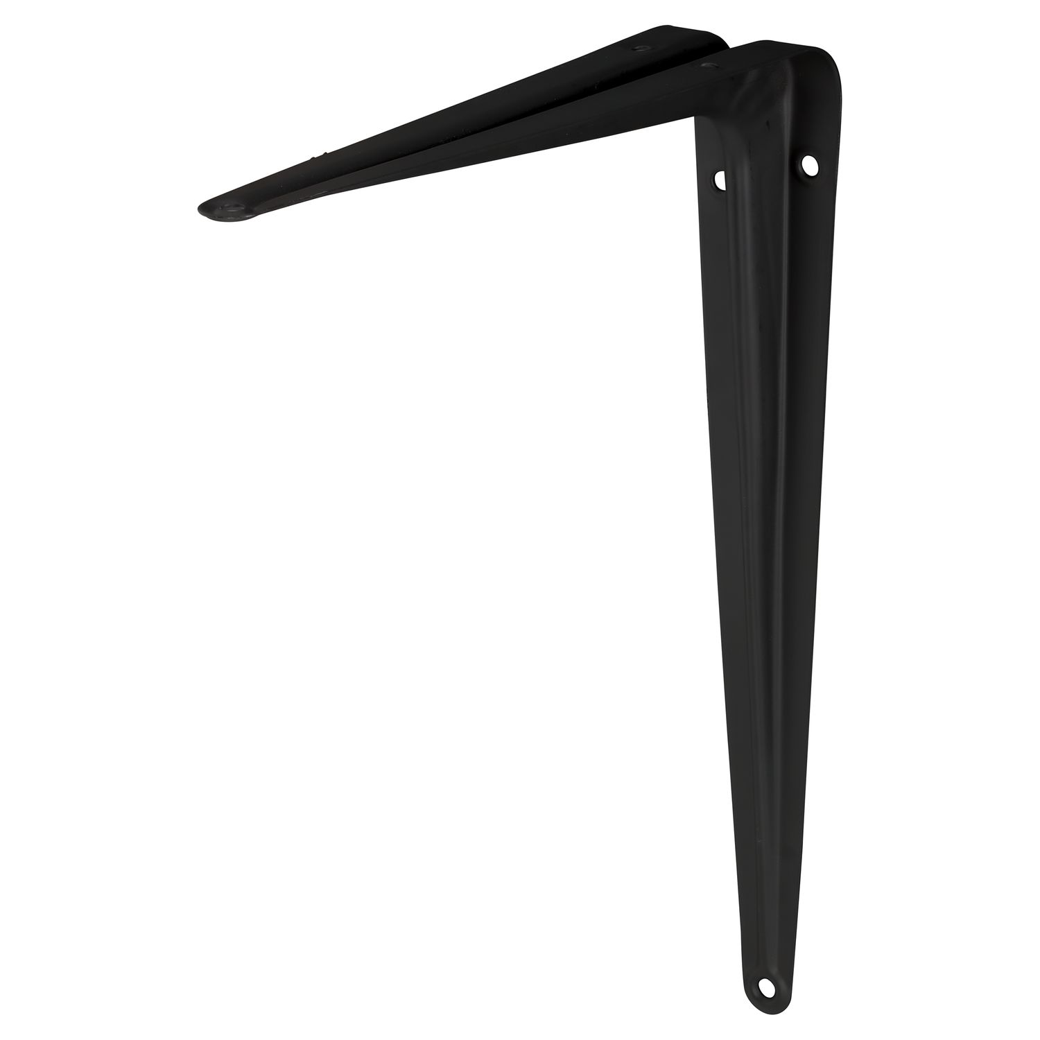 Praxis Plankdrager Model 6 Mat Zwart 20x15cm