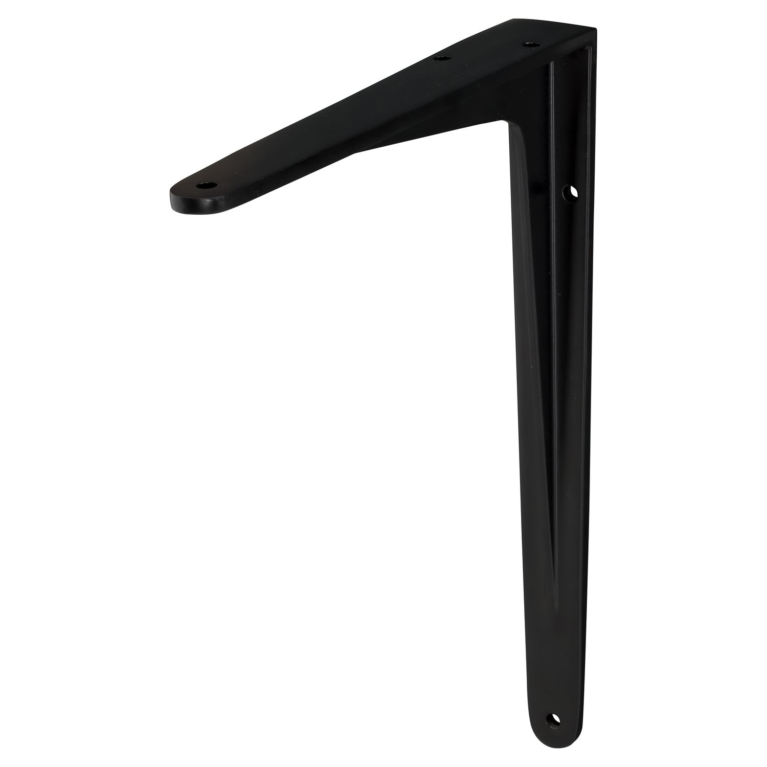 Duraline Plankdrager Model 13 Mat Zwart Aluminium 17,5x20cm 6pp