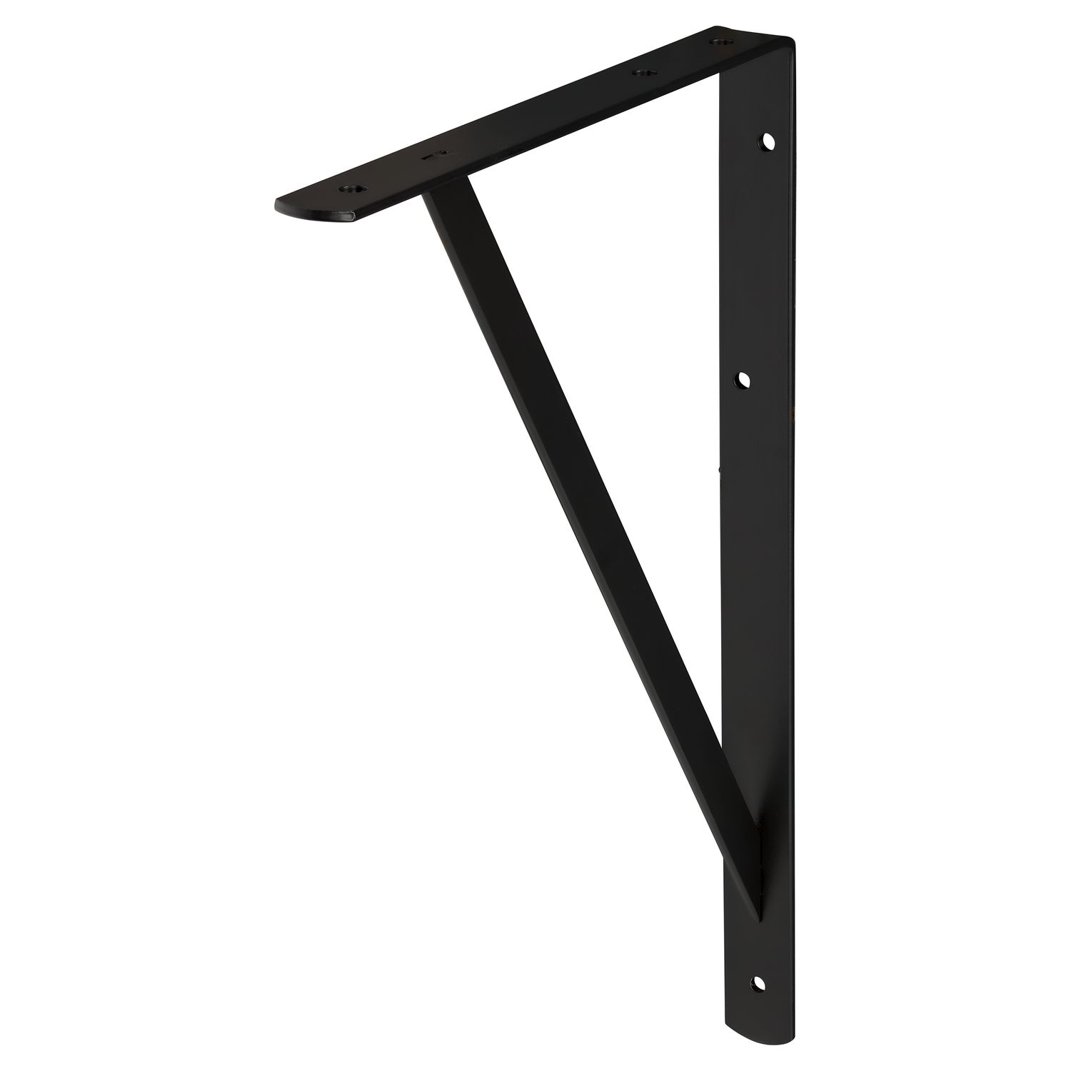 Praxis Plankdrager Industrie Mat Zwart 25x40cm