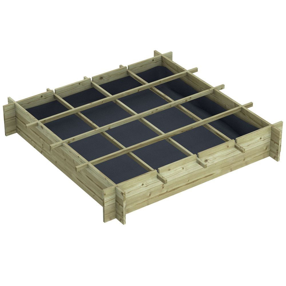 Royal Well Wild Celery planter 120x120x20cm - geimpregneerd grenen
