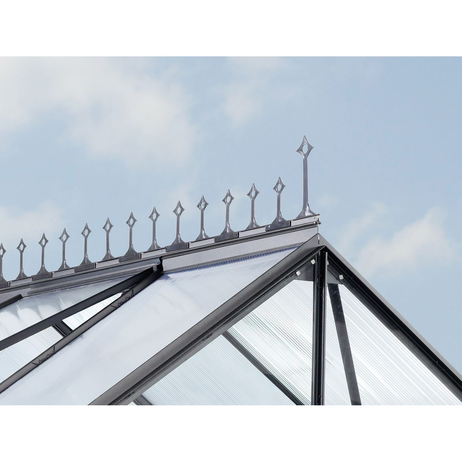 Vitavia Bevestiging Voor Nok Van Kunststof, Voor Jupiter, Merdidiaan 1, Meridiaan 2, Uranus, Olympus, Diana En Cassandra, In De Kleurvariant Zwart.