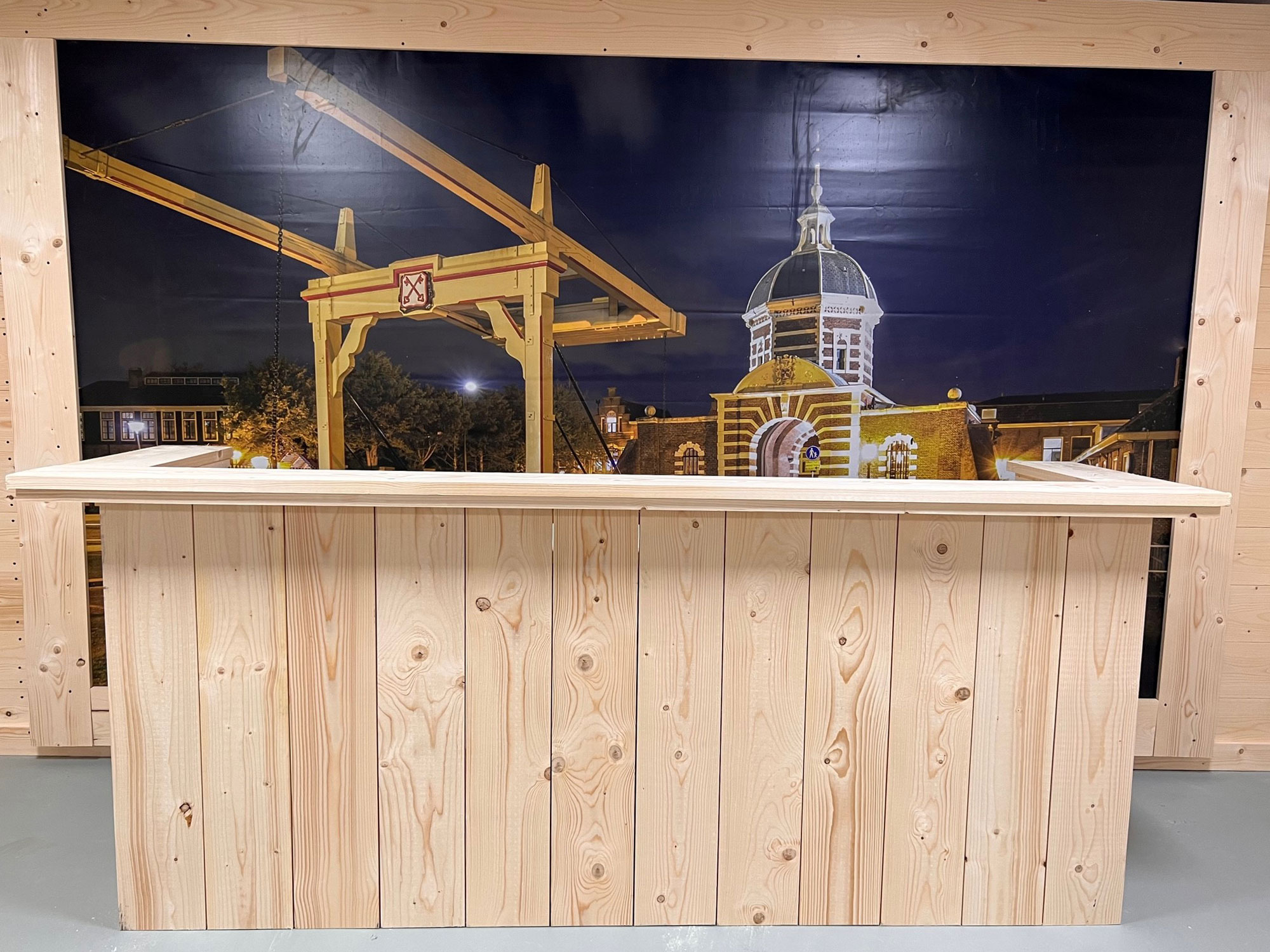 Steigerhouten Meubelen Leiden Steigerhouten Bar - Robuust, op maat & SNEL leverbaar!