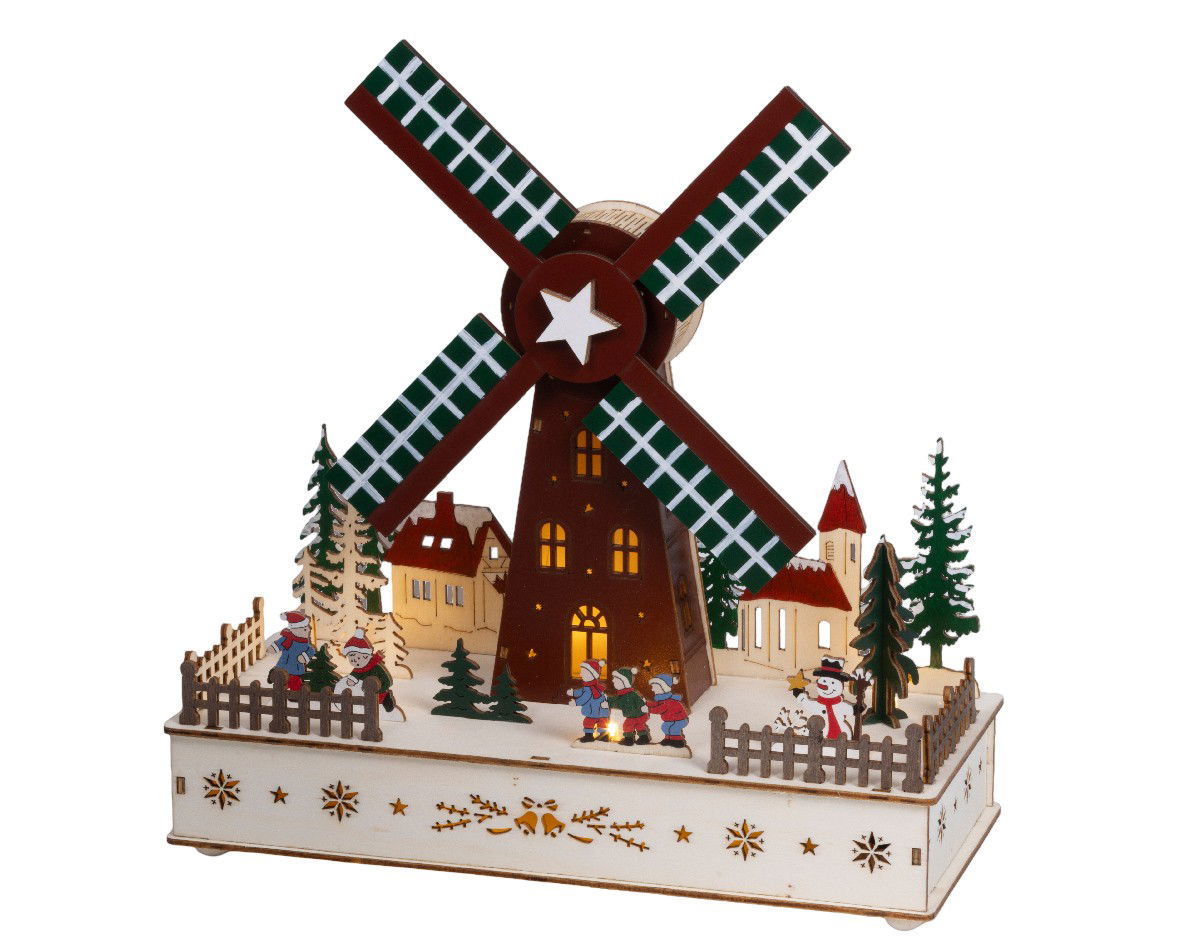 Lumineo Led scenery l12b28h29.5cm-8l wwit  - 