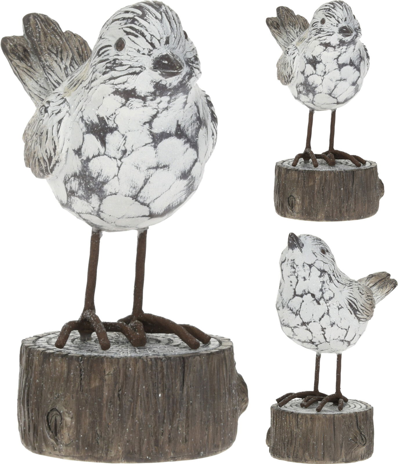 Nampook Vogel op stam 19cm 2ass kerst  - 