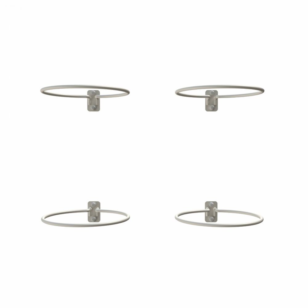 Royal well Pothouder wit set 4  - 