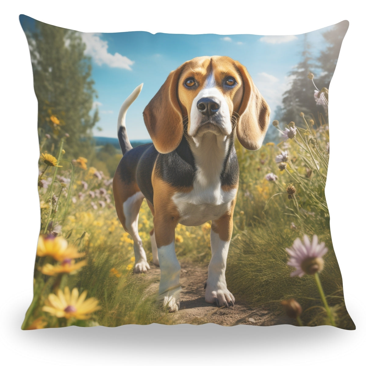 Pillowbuddies Kussen - Huisdier Portret - Beagle 2 - Pillow Buddies