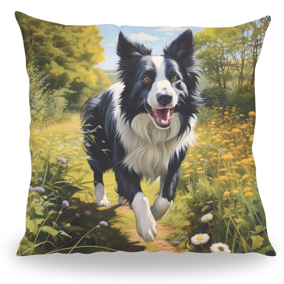 Pillowbuddies Kussen - Huisdier Portret - Border Collie 1 - Pillow Buddies