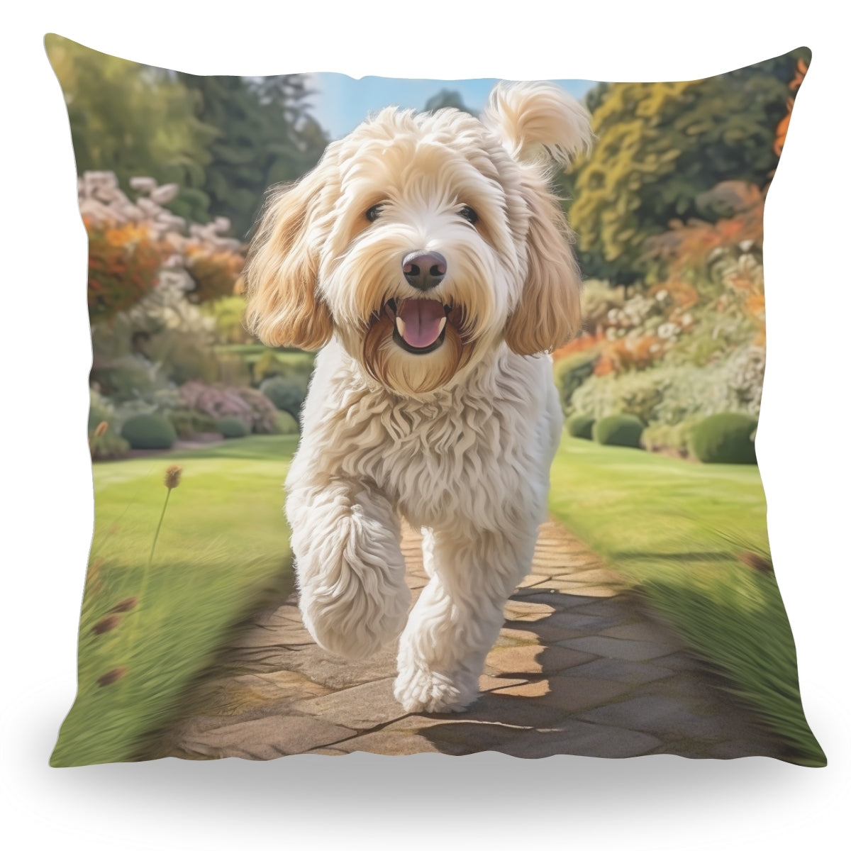 Pillowbuddies Kussen - Huisdier Portret - Labradoodle 1 - Pillow Buddies