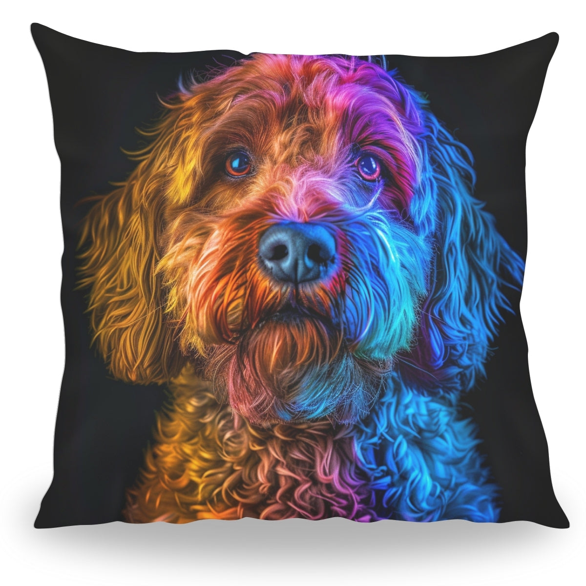 Pillowbuddies Kussen - Huisdier Portret - Labradoodle 1 Color - Pillow Buddies