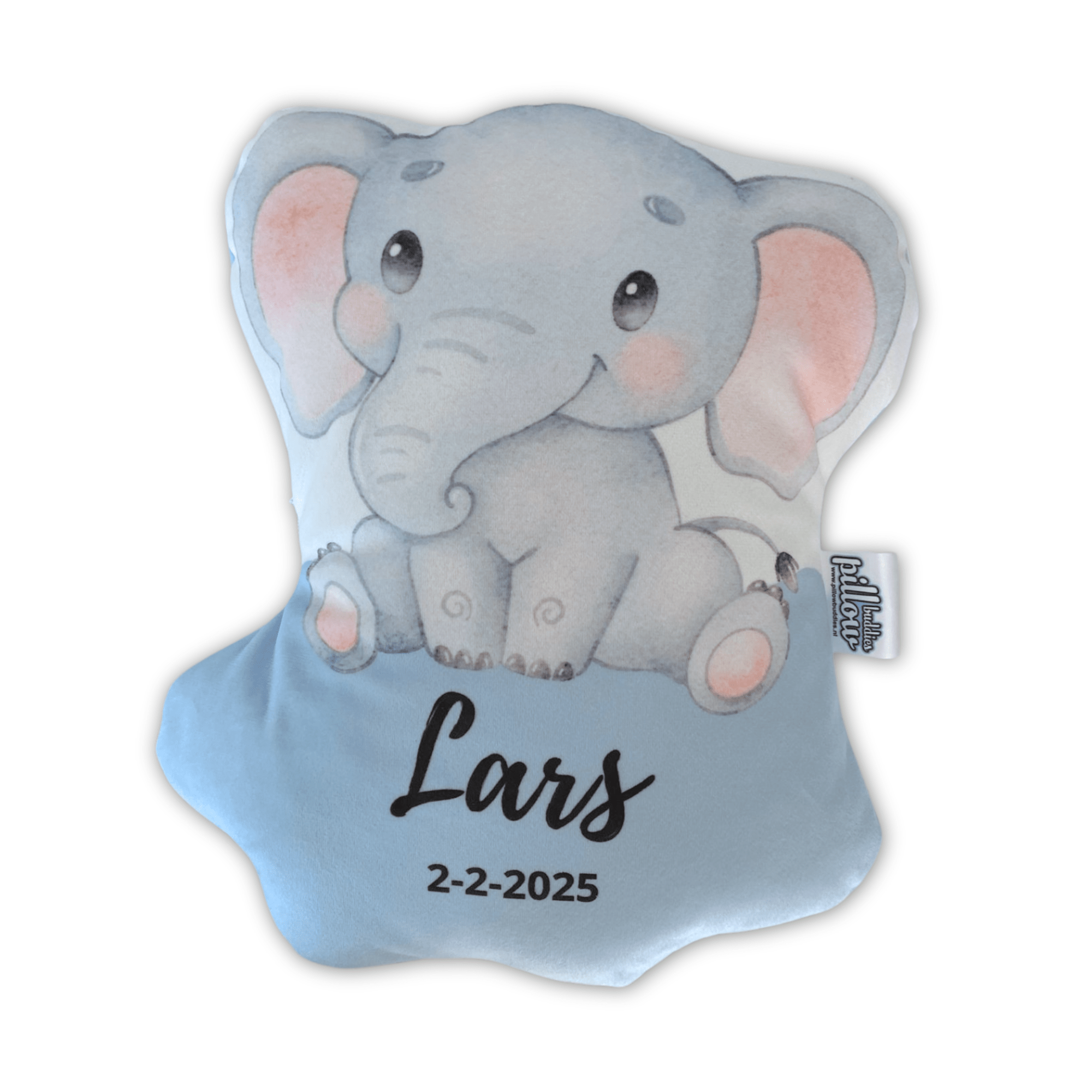 Pillowbuddies Geboortekussen Olifant - Pillow Buddies