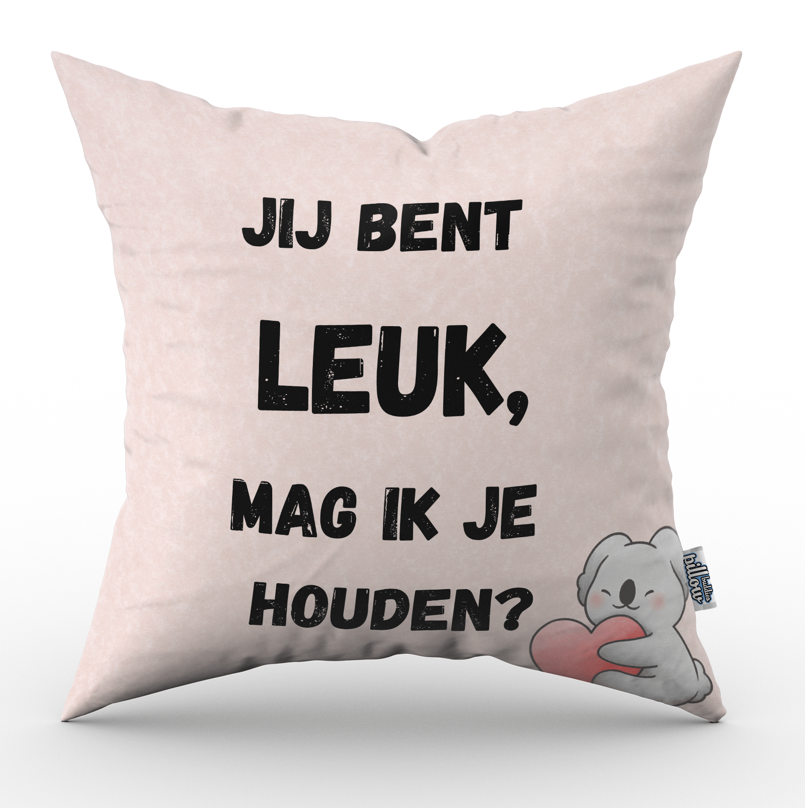 Pillowbuddies Valentijn kussen Jij bent leuk, mag ik je houden℃ - Pillow Buddies