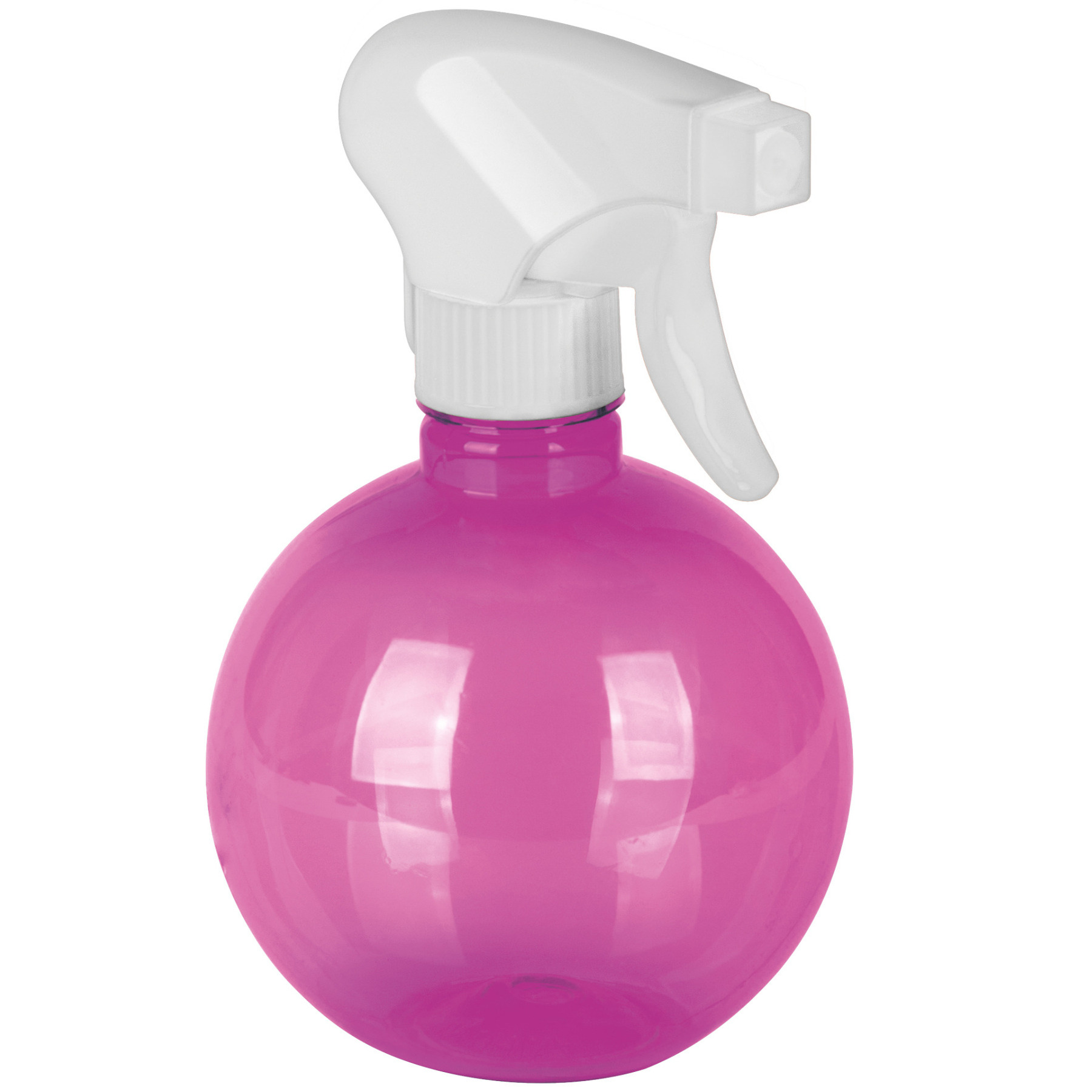 Juypal Hogar Juypal Plantenspuit/waterverstuiver- wit/roze - 400 ml - kunststof - sprayflacon -