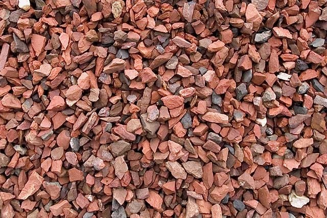 Transportbedrijf Bakker Rode Mijnsteen split Big Bag - 1500 kg - 1m3