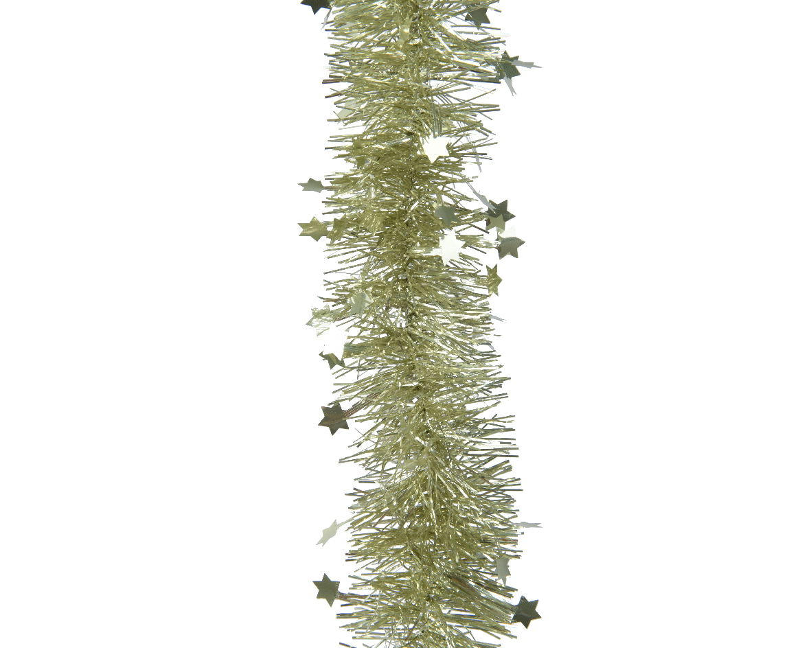 Decoris Lametta guirlande pvc d9l270c pstch kerst  - 