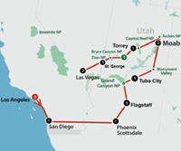 Southwest Explorer (16 dagen) - Amerika - Zuidwesten - Los Angeles