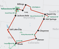 Old West Adventure (15 dagen) - Amerika - N-Westen+Rockies - Salt Lake City