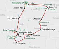Wondrous National Parks (18 dagen) - Amerika - N-Westen+Rockies - Denver
